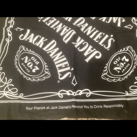 Jack Daniels Old No. 7 Cotton Bandana Scarf - Picture 2 of 3